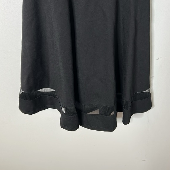 Lulus Sheer Factor Black Mesh Skater Dress NWT - Picture 5 of 9